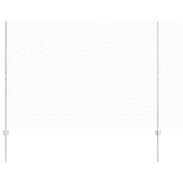 Poteaux de clôture vidaXL 22 pcs U-Channel 160 cm Acier galvanisé 3337085