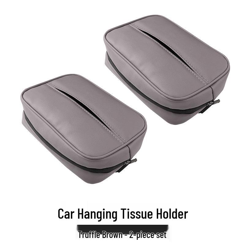 AITO M Car Leather Tissue Holder: Headrest Strap Pull-Out Box