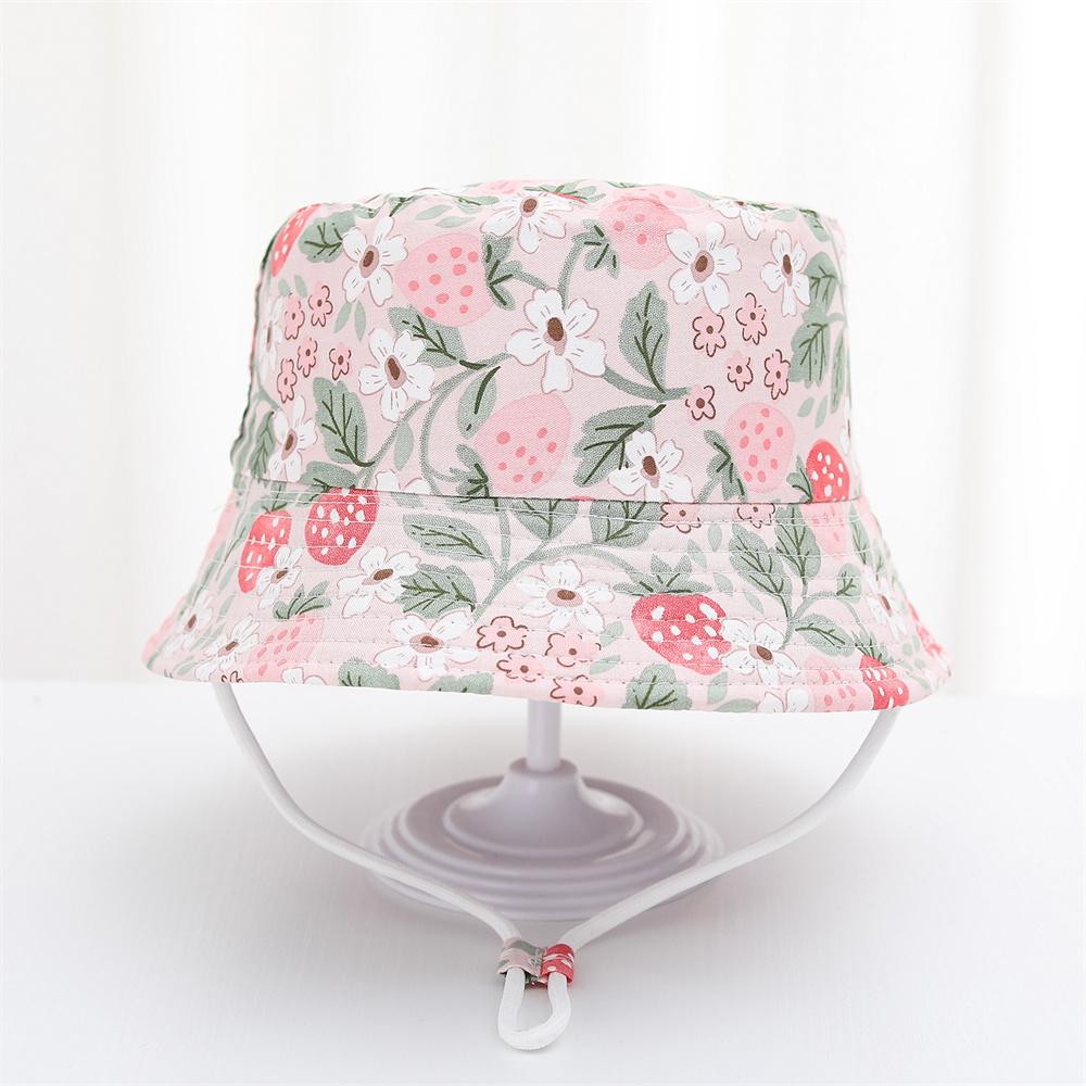 New Panama Summer Baby Sun Hat for Girls and Boys Cartoon Beach Sun Cap Fisherman's Hat for Kids Autumn Outdoor Baby Bucket Hat