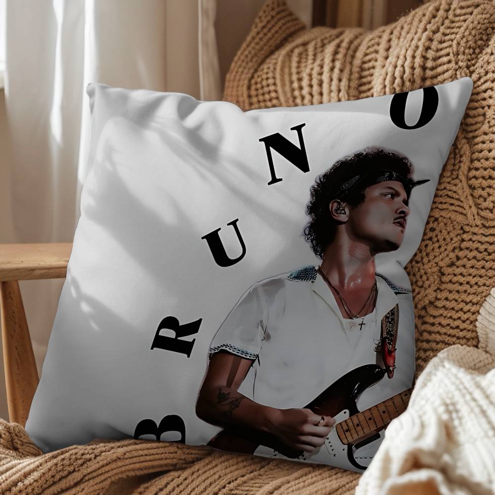 Právě bych mohl Bruno Mars Povlak na polštář Povlak na polštář proti roztočům Neviditelný zip hedvábný krátký plyš Potah na polštář na pohovku
