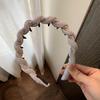 Kvinner Hårbøyle Twist Design Sklisikre Tenner Elastisk Hodebånd Lett Komfortabelt Stoff Hodebånd Hårtilbehør
