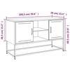 VidaXL Meuble TV jaune moutarde 100,5x39x60,5 cm acier, support TV, buffet TV, meuble multimédia, banc TV, armoire hifi, 846515