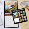 2026 Calendar - National Parks 2026 Wall Calendar, 12 Monthly Square Calendar from Jan.2026 - Dec.2026, 12" x 24" (Open), Calendars with Thick Paper