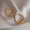Simple Versatile Fashionable Round Earrings