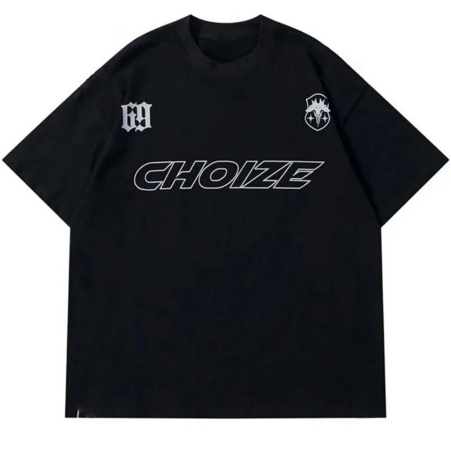 2026 Hot Selling Fashionable Summer Mens 69 Character Printed Pure Cotton Micro Elastic Breathable Round Neck Tshirt Outdoor M