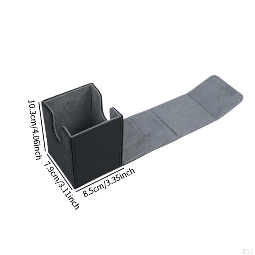 Card Deck Box Display Case Collection Container Multifunction Organizer Storage for