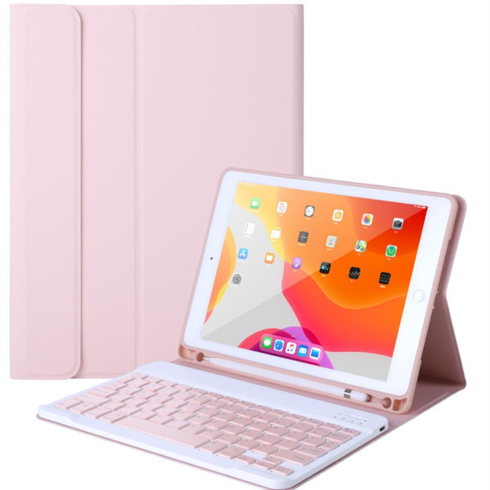Leder-Tastaturhülle für iPad Pro 13 2024 mit Stifthalter Magnetische Bluetooth-Tastaturabdeckung für Air 6