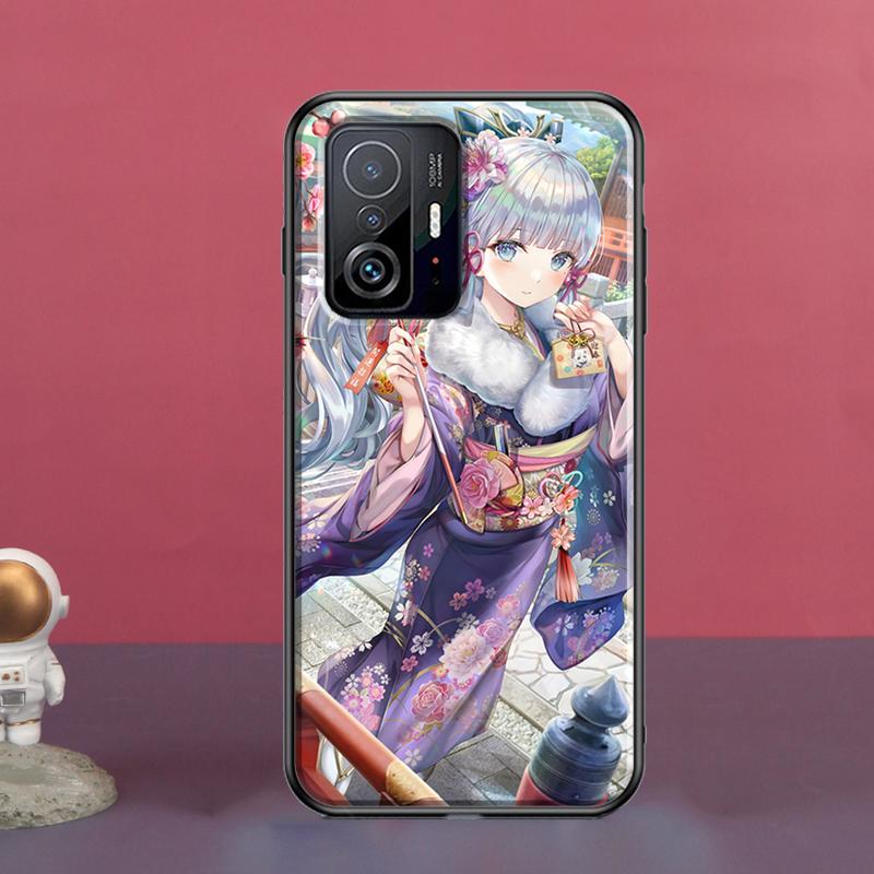 Kamisato Ayaka Genshin Impact For POCO X5 X3 F5 Pro X4 F4 GT M5s C40 F3 Case For Xiaomi 13 Lite 12 11T 12T Pro 12X Cover