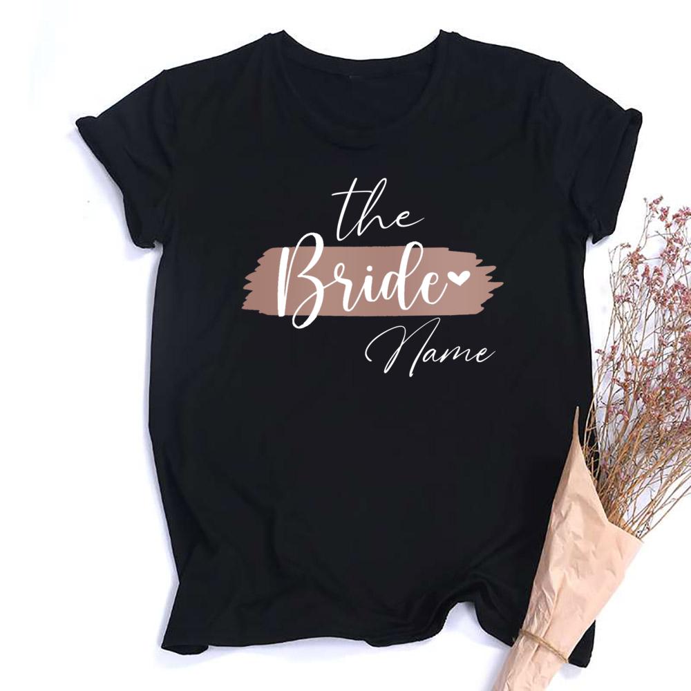 Personalised Hen Party Shirts Custom Name Team Bride Tshirt Bridal Bachelorette Party Friends Family Outfit Bridesmaide Tee Top