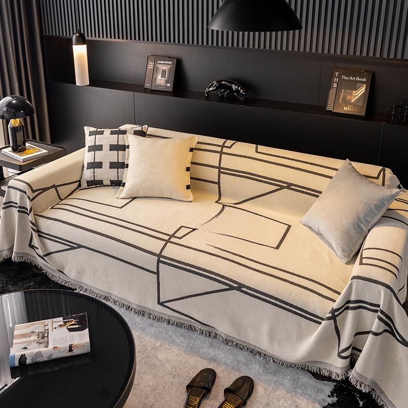 Chenille Sofa Cover Cloth Four Seasons Universal Simple Modern Sofa Towel Anti-Scratching Sofa Cover Towel Sofa Cover Blanket