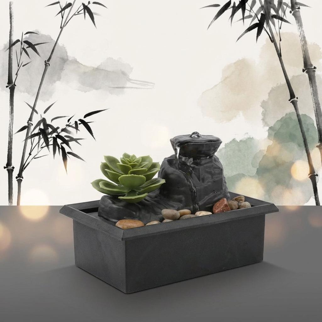 Desktop Water Fountain: Wealth-Attracting Home & Office Decoration