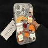 Phone Case For iPhone 17 Pro Max Air 16 15 14 13 Pro Max 12 11 XS XR X Plus Fashion Cartoon Hard Cover Delicious Dessert Bread