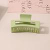 8.5CM x 10.5CM Rectangular Matte PS Hair Clip - Simple Shark Hair Accessory