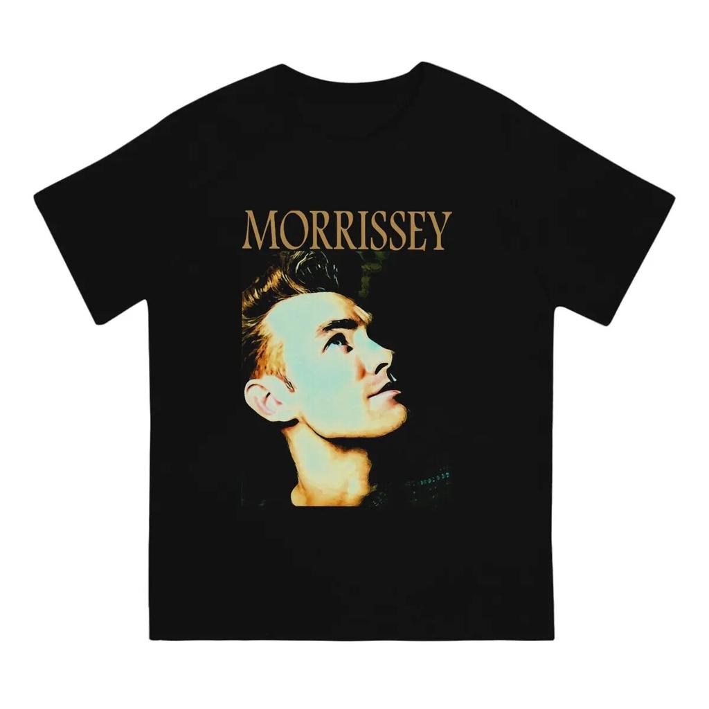 Morrissey 80s 90s Unisex TShirt The Smiths O Neck Tops Fabric T Shirt Humor High Quality Birthday Gifts
