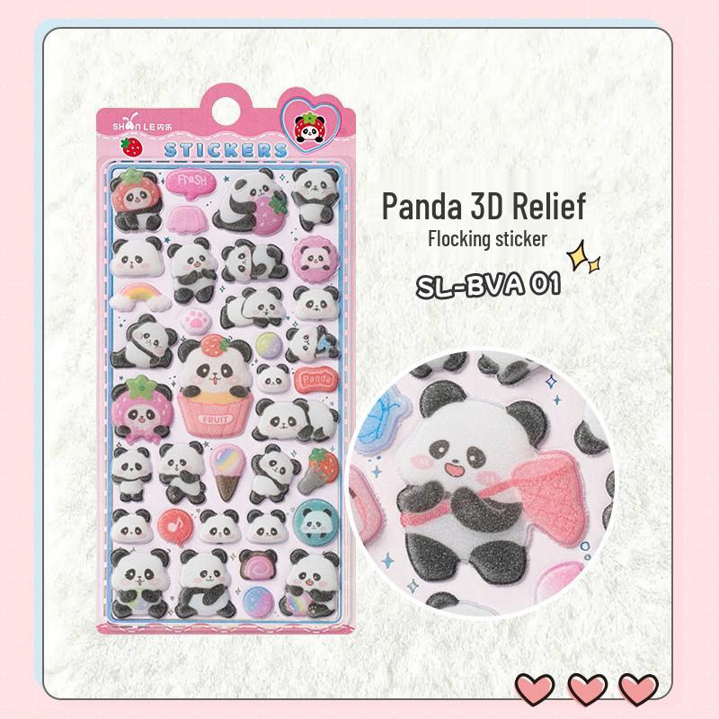 Popular 3D Animal Cartoon Crystal Stickers for Kids' Phone Cases