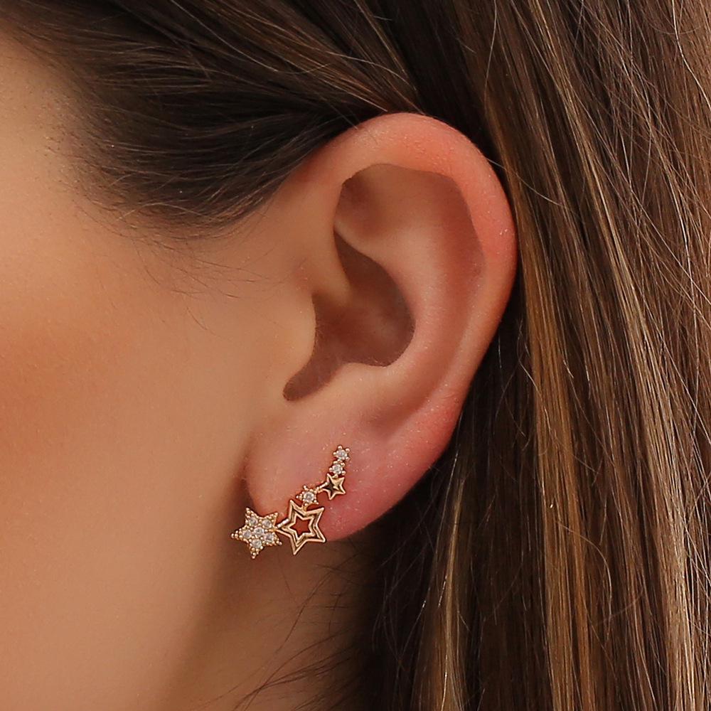 Zircon Leaf Ear Clip Set: Stylish Ear Cuff for a Unique Look (No Piercing Needed)