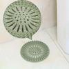 New Arrival Shower Drain Hair Collector And Kitchen Sink Strainer - Reusable Silicone Mesh Strainer With Suction Cup/Non-Design