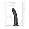 RealRock - Realistic dildo with suction cup 20.5 cm