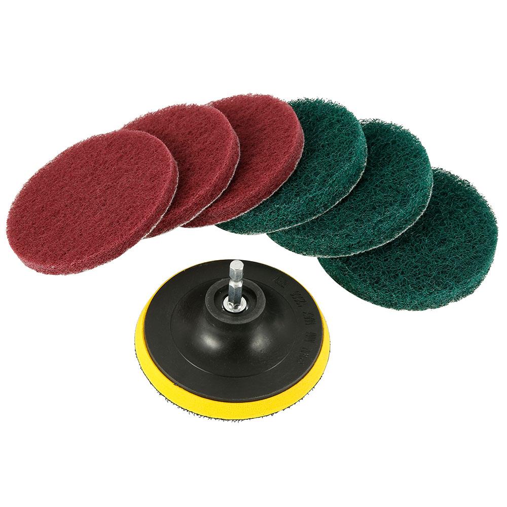 Power Scrubber Scouring Pad Brush Head Cleaning Household Universal Tools Floor Tile Polishing Kitchen Bathroom Car Dropshipping