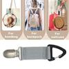 Clip per cappello da viaggio da appendere alla borsa, zaino, bagaglio, per bambini, adulti, viaggi all'aperto, accessori da spiaggia