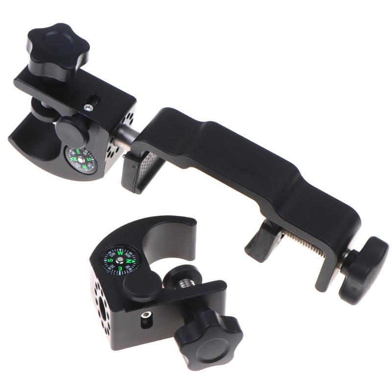 High Quality Phone Holder Bracket Cradle Pole Clamp With Compass For Gps For Data Collector Total Station