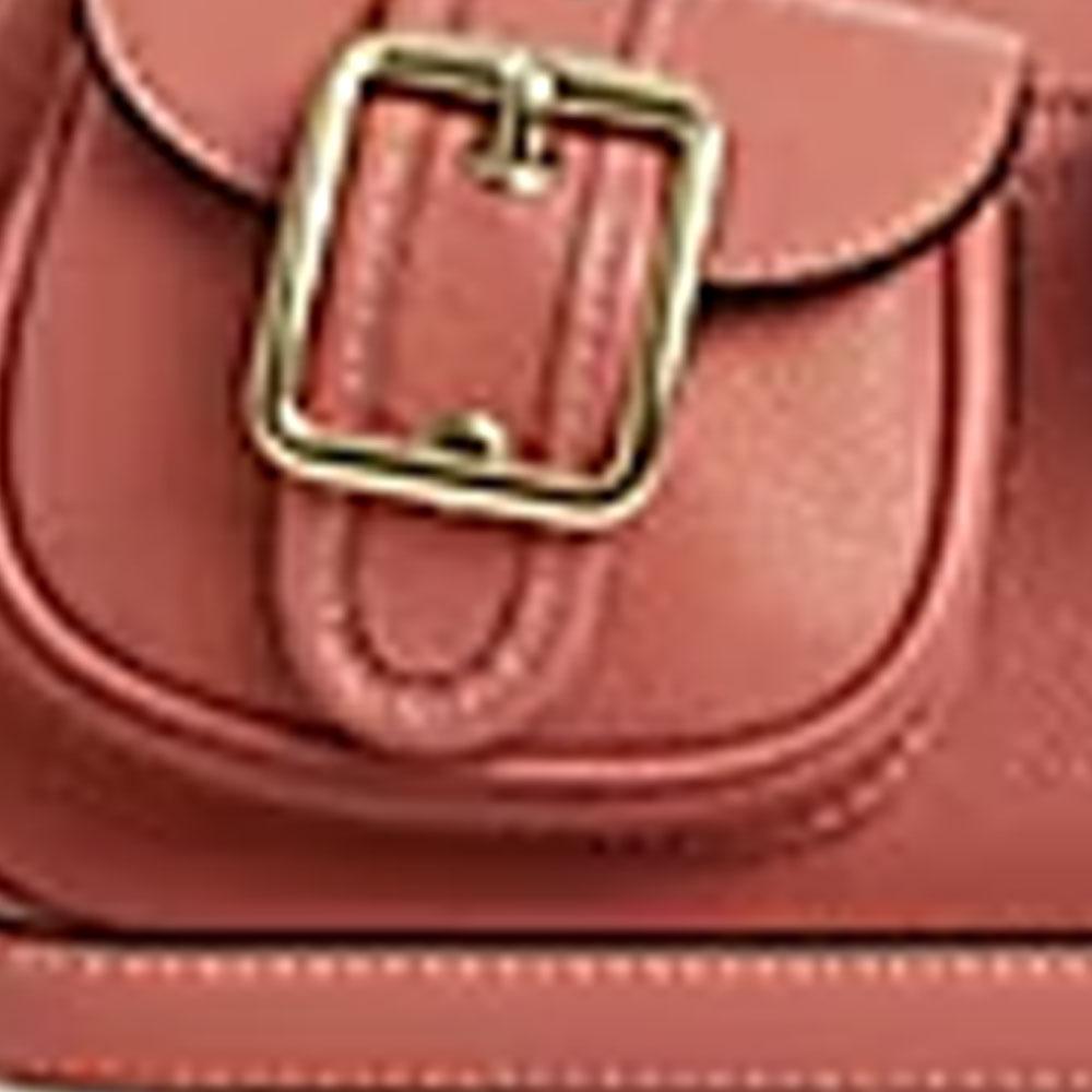 Coach Ashton 25 Fashion Solid Pebble Leather Shoulder Bag Medium Unisex Shoulder Bag Pink CM079-IMS9Q