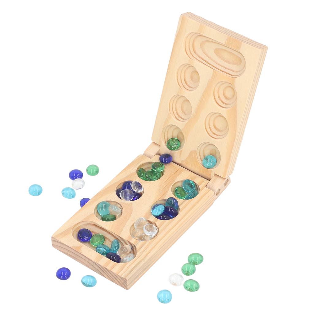 Folding African Stone Game Wooden Intellectual Logic Thinking Training Parent Child Interaction