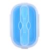 Foldable 800ml Foldable Bento Box Capacity Microwave Safe Portable Food Storage Bento Lunch Box Picnic