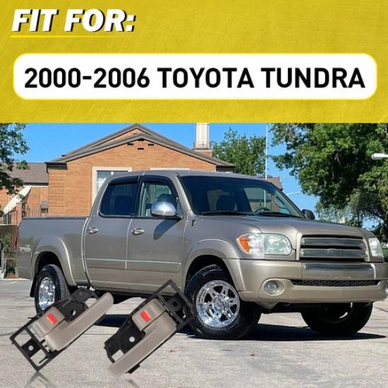 Innerdörrhandtag Fram Förare Passagerare För Toyota Tundra 2000-2006 Beige I