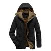 Gepolsterte Herren Winter Mittel- und Lang Samt Verdickte Baumwollgepolsterte Kleidung Herren Jugend Lässig Winddicht Warme Gepolsterte Jacke