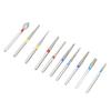 10pcs/Set Grinding Dental Burs Drill High Speed Polishing Drill Set High Speed Burs  For Dentists