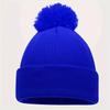 JYL TS DIY Pom-pom Knit Hat Winter Windproof Beanie Hat Acrylic