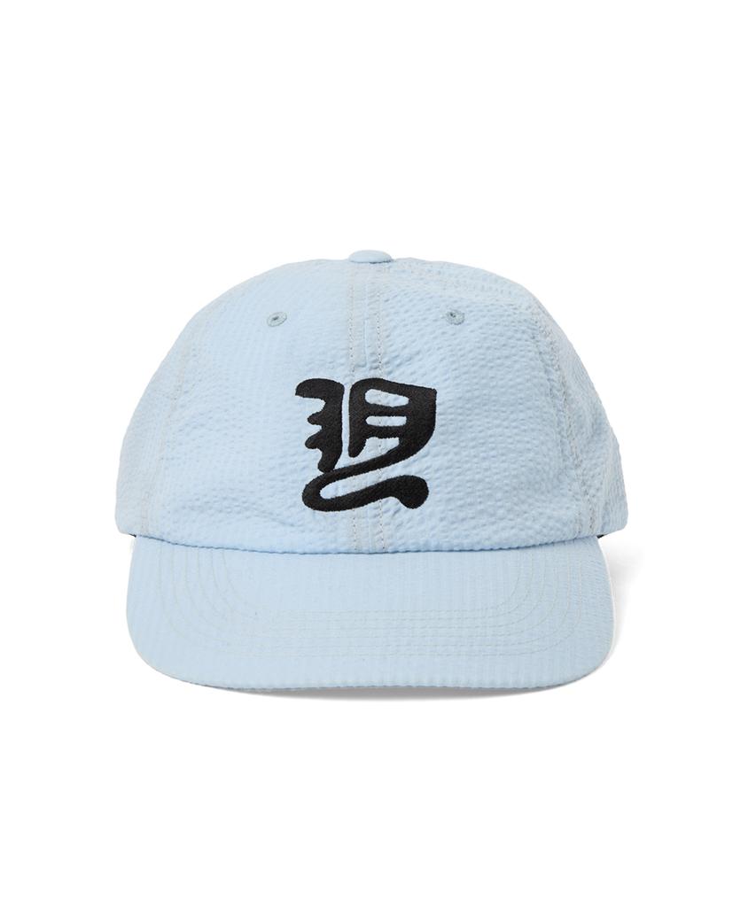 YESEYESEE Y.E.S Washed Seersucker Cap Sky Blue
