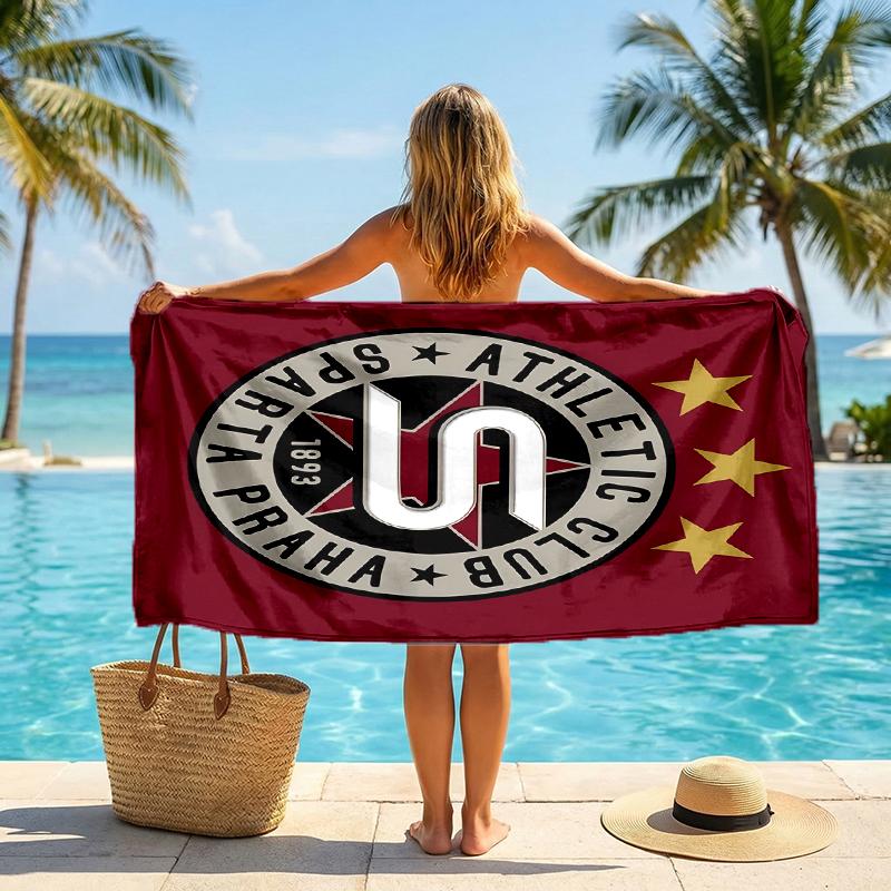 Ac Sparta Praha Fashion Beach Towel: Ideal for Summer Adventures Soft, absorbent and quick drying suitable for swimming and bathing