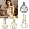 Flower Arranging Test Tube Vase Hollow Frame Removable Tube Decorative Hydroponic Vase Iron Flower Arrangement Vase