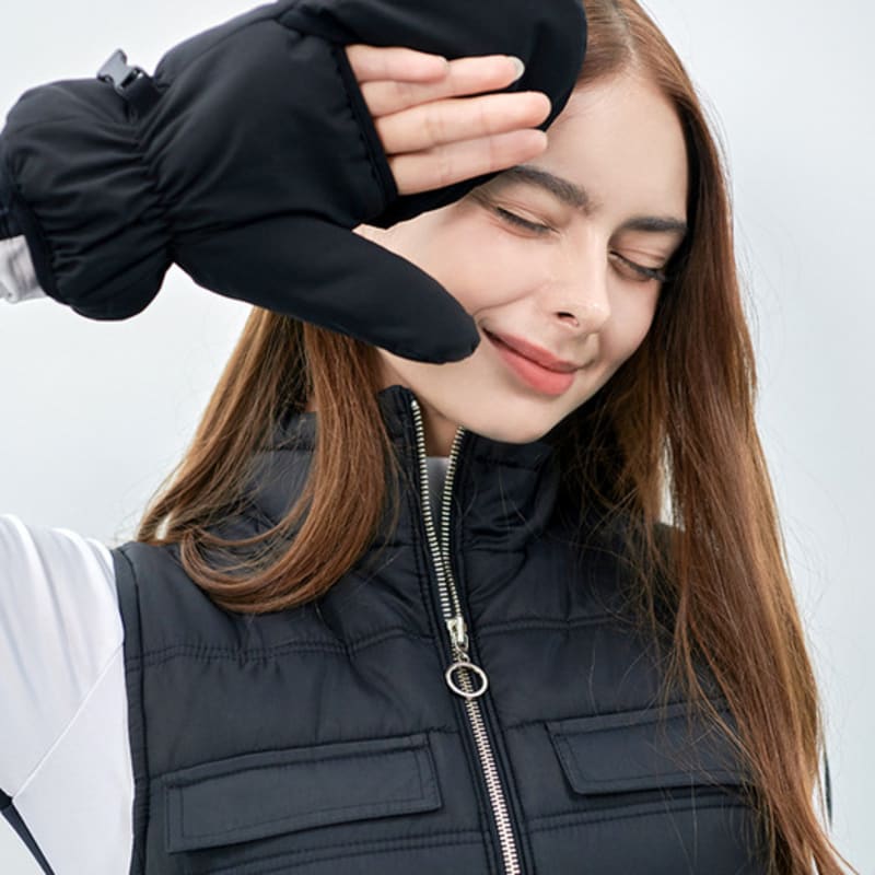 Nitina NT Embroidered Padded Gloves BK
