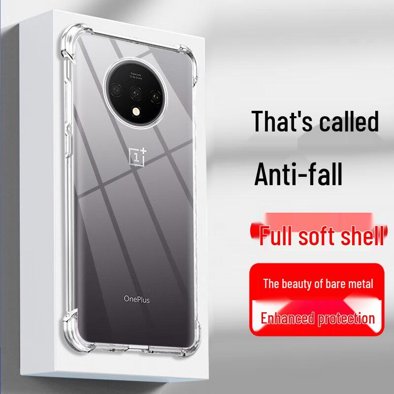 

Airbag Anti-fall Transparent Soft Shell Case for OnePlus 12-7T Pro RT