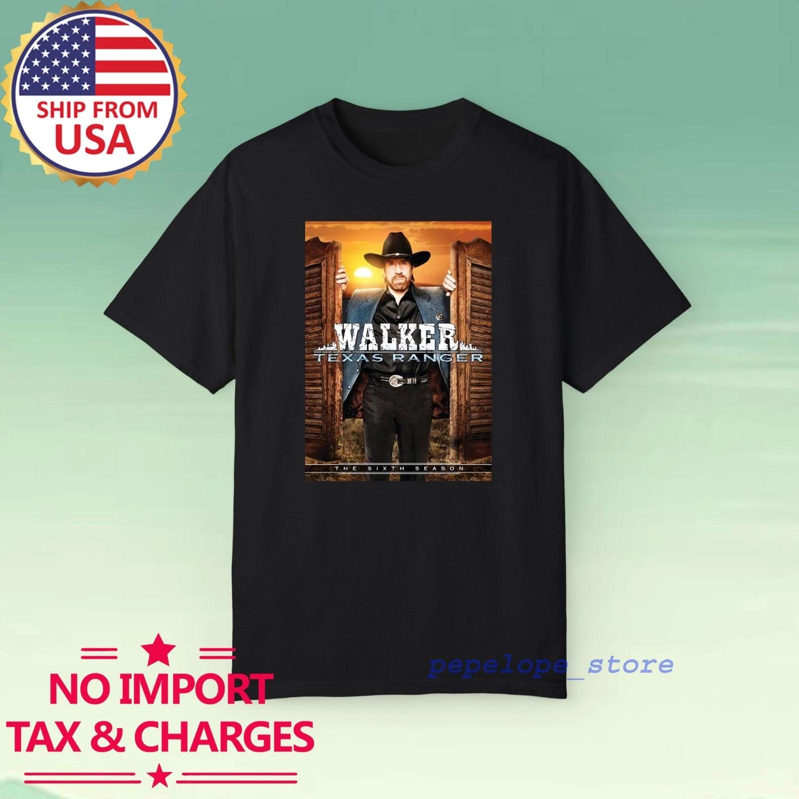 

Walker Texas Ranger The Sixth Season Men s Black Size S-5XL L