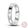 Fashion Luminous Firefly Rings 100% 925 Silver Eternal Heart-Shaped Zircon Rings Fine Wedding Engagement Jewelry Gifts