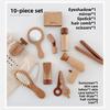 Funny Simulation Wooden Cosmetics And Hairdressing Props Children Toy Set