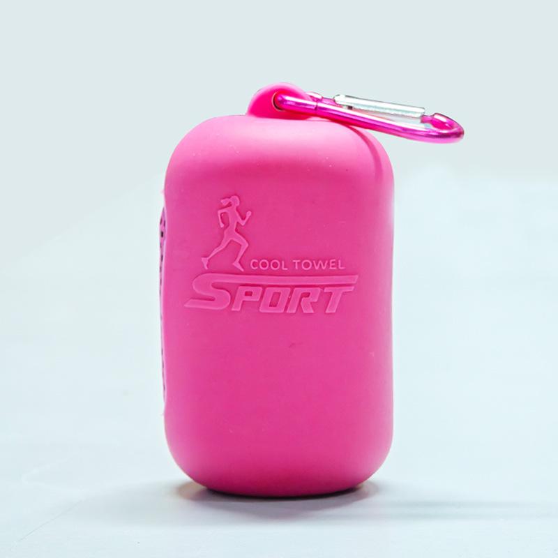 Portable Silicone Quick-Dry Cooling Towel Set with Breathable Storage Box