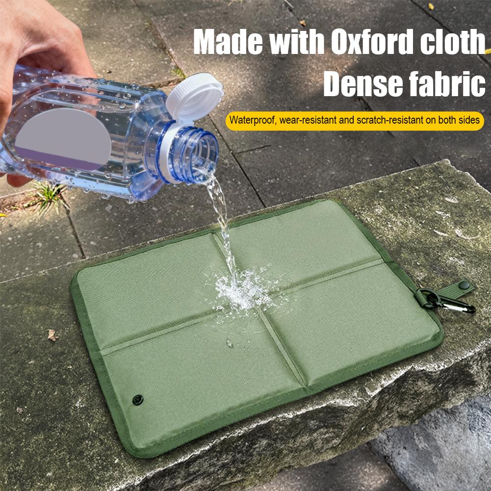 Outdoor Picnic Camping Mat Foldable Rainproof Sit Pad Waterproof Thickened Beach Seat Cushion Hiking Sitting Pads with Buckle