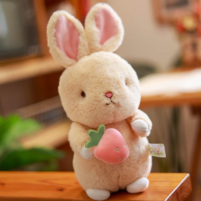 Nordic White Bunny Plush Toy With Carrot And Star For Kids Gift