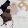 Hat Women's Winter Thickened Warm Lei Feng Hat Plush Ear Protection Hat Cute Knitted Northern Cold-proof Down Ski Hat