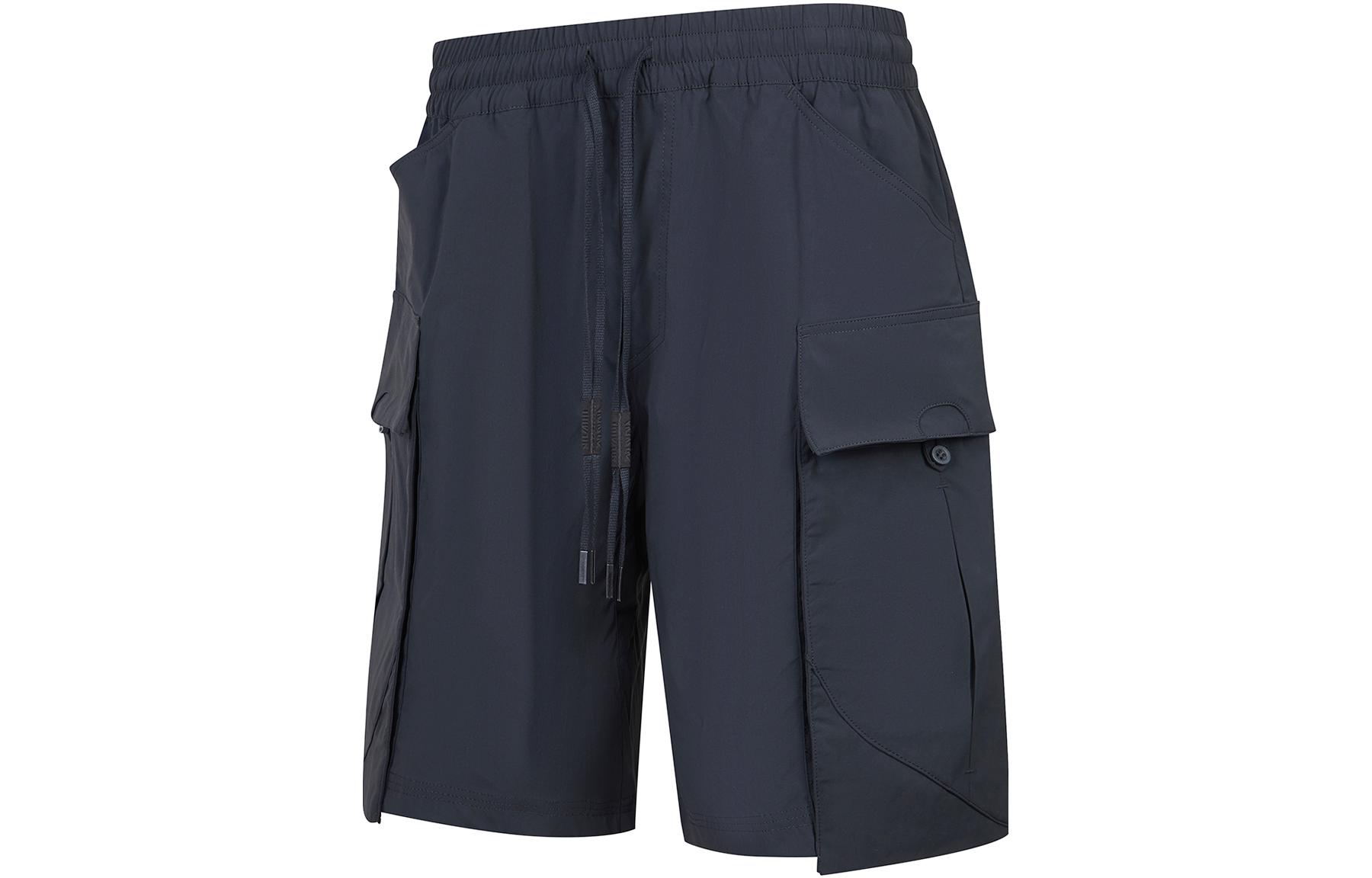 Li Ning Cargo Shorts Men s Black AKST033-1 S