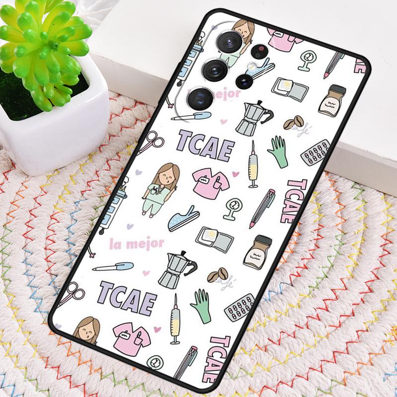 Medicine Nurse Doctor Dentist Silicone Phone Case For Samsung Galaxy note 10 pro S26 S25 S24 S23 S22 S21 Plus Ultra Capa Cover