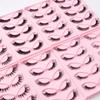 5 Pairs Fox Eye False Eyelashes Eye End Lengthening Long Curling Thick Fluffy All-Match Comfortable Fake False Eyelashes