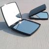 Mini Black Foldable Square Pocket Compact Double-Sided Custom Cosmetic Makeup Mirror