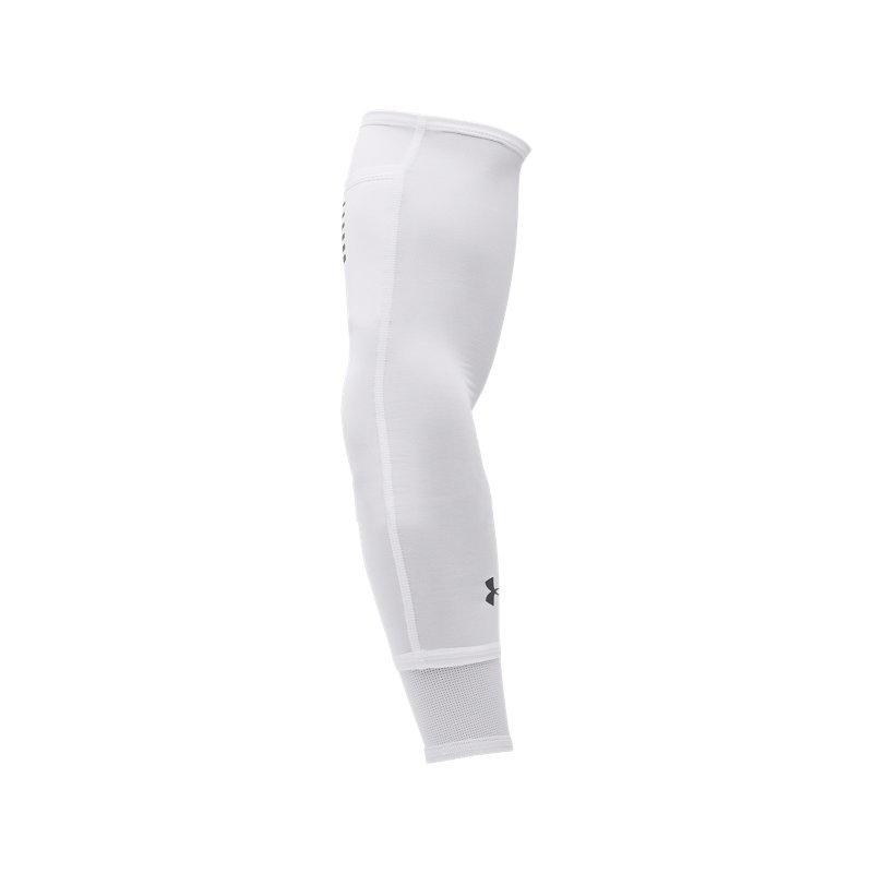 Under Armour Basketball, Cycling, Fitness Arm Guards Black White Polyester, Elastane 1366180-135979