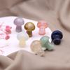 7Pcs/Pack Natural Stone 7Chakra Mushroom Shape Ornament Decoration Reiki Healing Gemstone Home Decor Small Furnishings Women Jewelry Gifts 15×20 Mm
